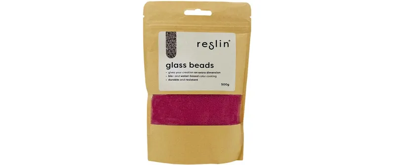 Reslin glassperlen 500 g Violett