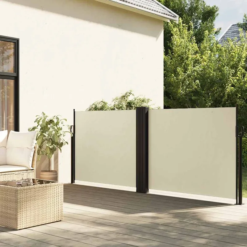 tenda laterale Ausziehbar Creme 120x1200 cm
