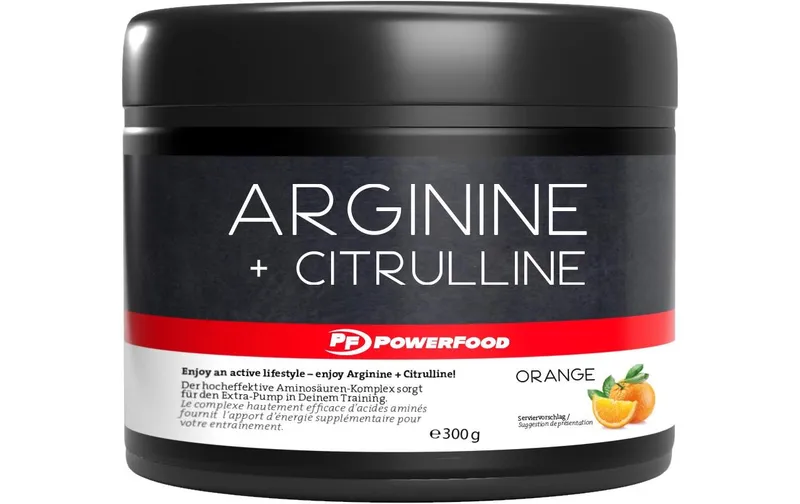 PowerFood Pulver One Arginine + Citrulline Orange 300 g