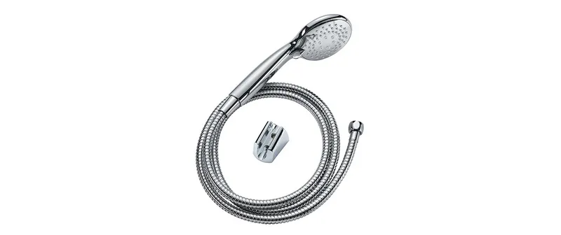 diaqua® Duschbrausen-Set Menorca, 150 cm, Verchromt