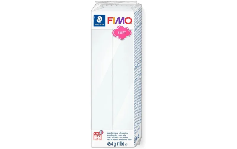 Fimo Modelliermasse Soft blanc