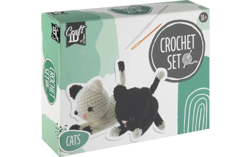 Basteln Häkelset Katzen Mehrfarbig