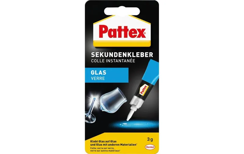 Pattex Sekundenkleber Glas 3 ml