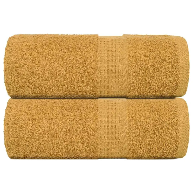 Gästetücher FROGN 2 Stk. Gold 30x50 cm 360 g/m²