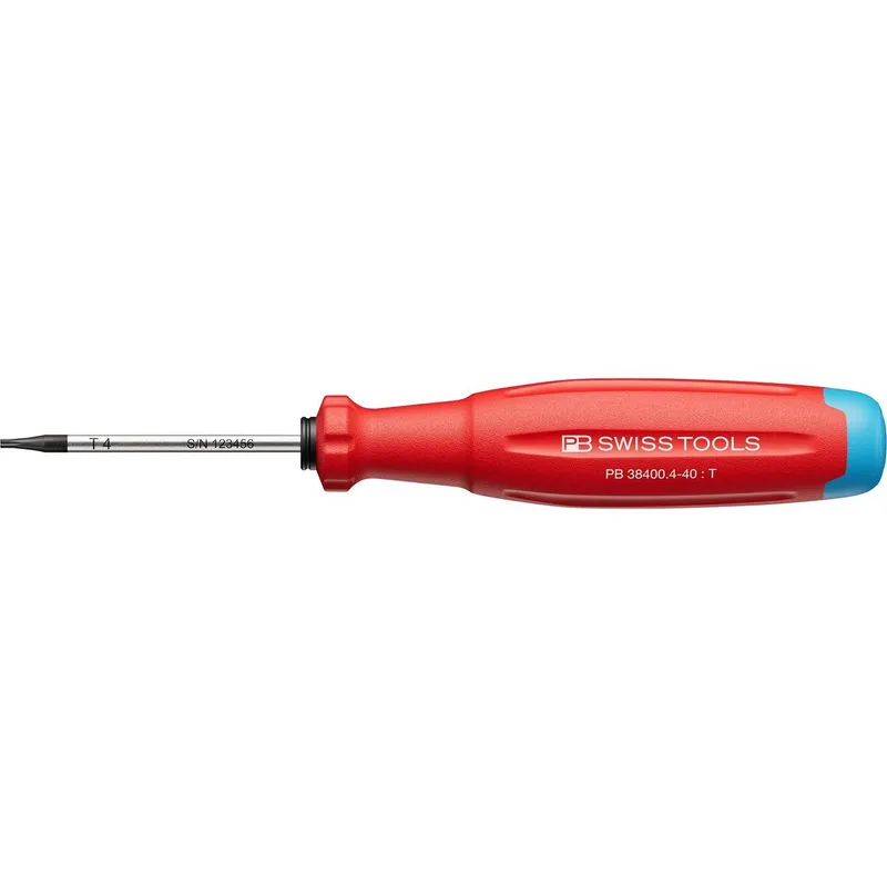 PB Swiss Tools Schraubenzieher SwissGrip Evo PB 38400.4-40 Torx rot