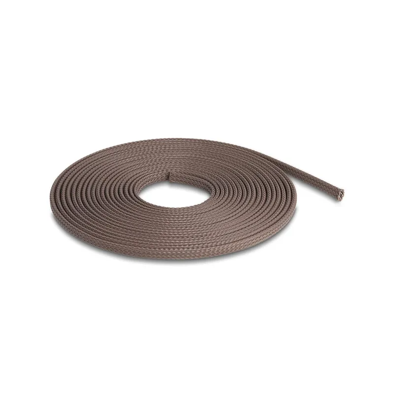 Delock Geflechtschlauch nagerfest, 5 m x 6 mm marrone
