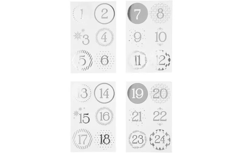 Creativ Company Adventskalender-Zahlen Ø 4 cm