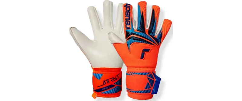 reusch Attrakt Gold X NC Junior Grösse: 5, Shocking Orange/blue