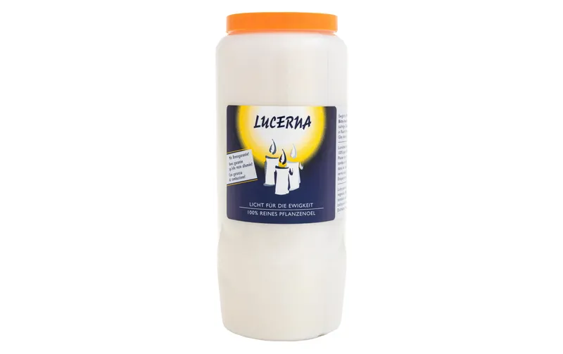 Herzog Kerzen AG Grabkerze Lucerna bianco