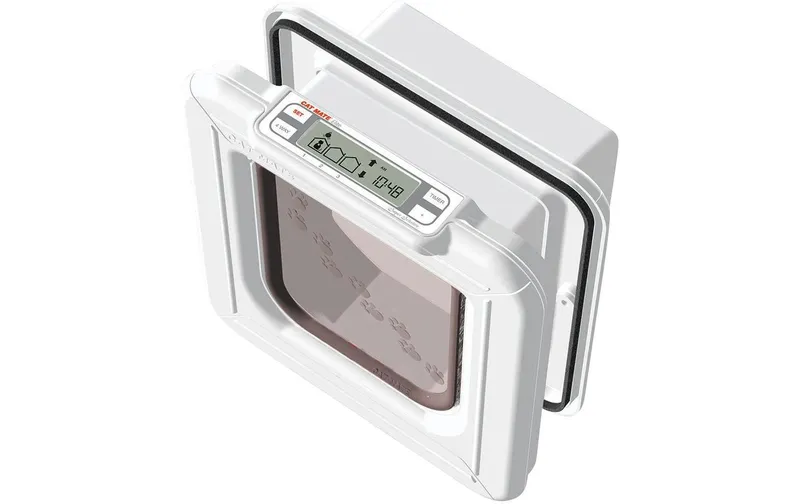 Cat Mate Freilauftür Elite Microchip Weiss