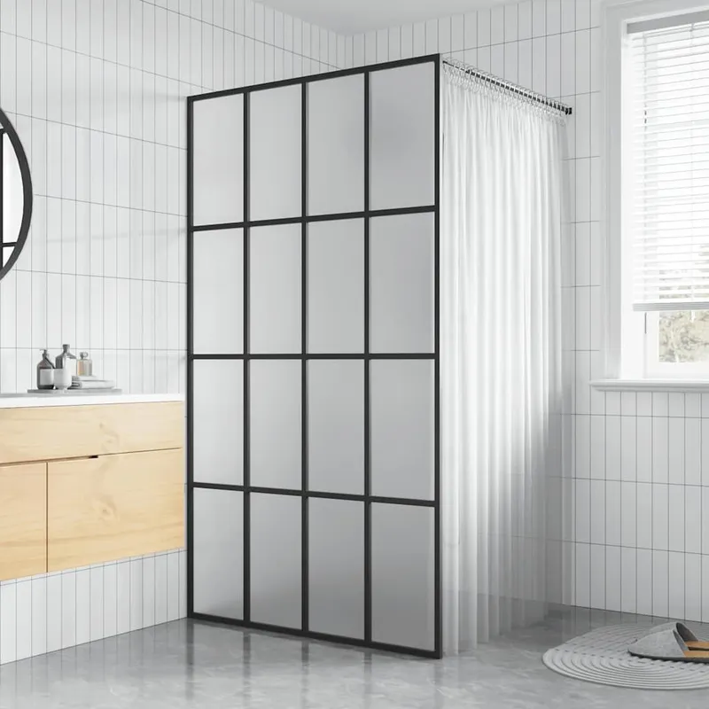 Écran de douche Verre trempé dépoli 100x195 cm