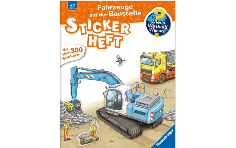 Ravensburger Kinder-Sachbuch Fahrzeuge auf der Baustelle