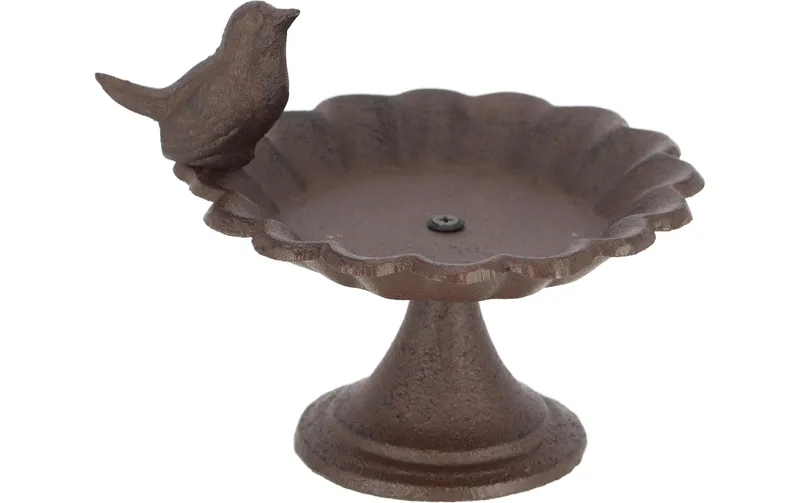 Esschert Design Vogeltränke avec Fuss, 1 Vogel