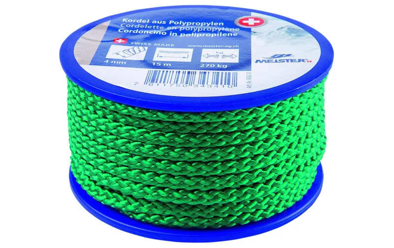 Meister Kordel Ø 4 mm, 15 m, 270 kg, verde