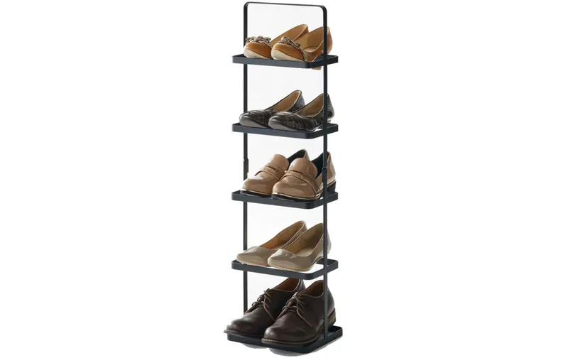 Yamazaki Schuhregal Tower 22 x 77.5 cm, black