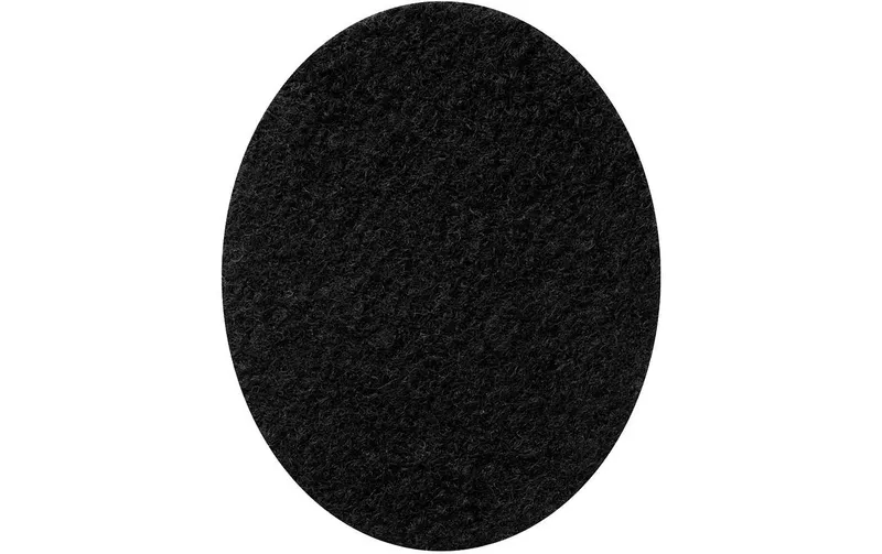Mono-Quick Flickstoff Wollwalk 10 x 8 cm, Schwarz