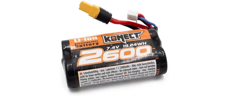 Konect RC-Akku Li-ion XT60 7.4 V 2600 mAh