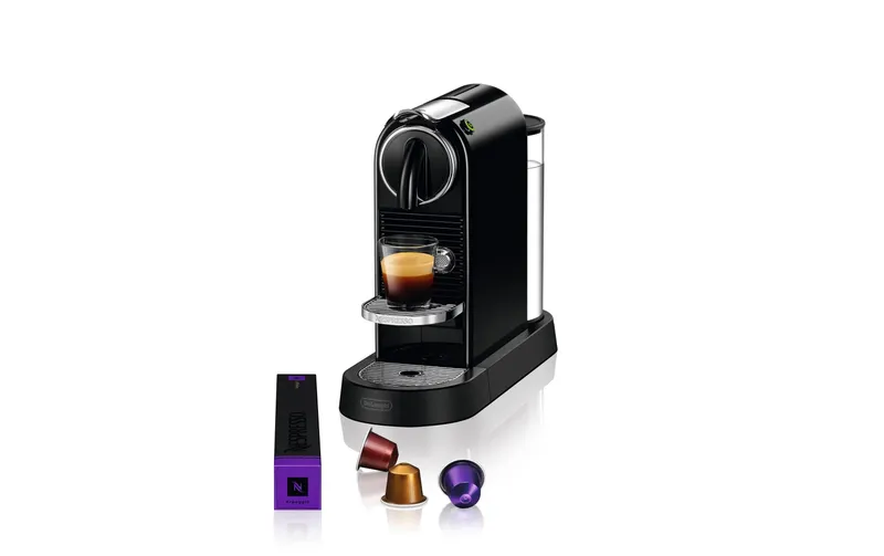 De'Longhi Kaffeemaschine Nespresso CitiZ EN167.B nero