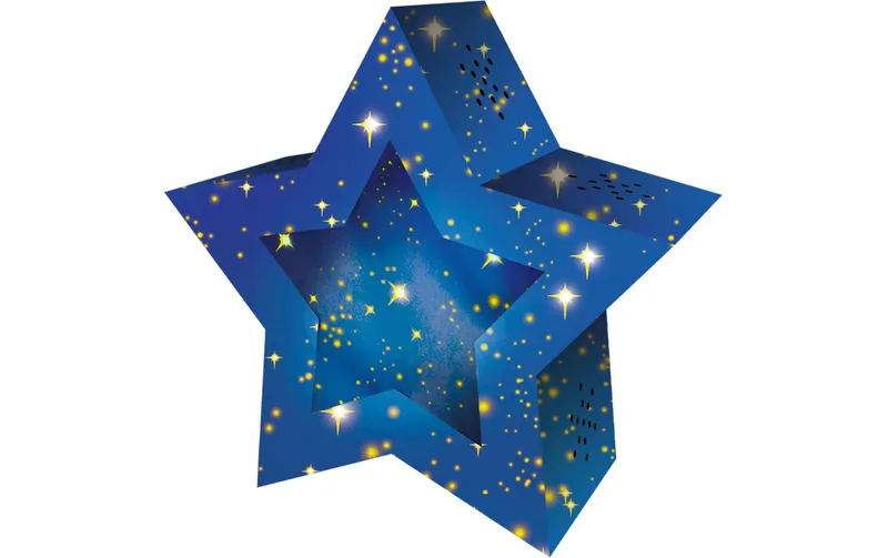 URSUS Laternen-Bastelset Twinkel Star bleu
