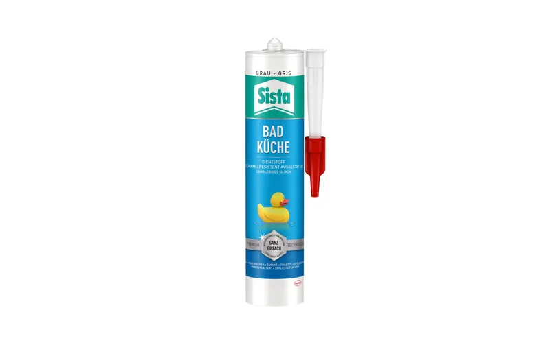 Sista Dichtmasse Bad & Küche 280 ml, Grau