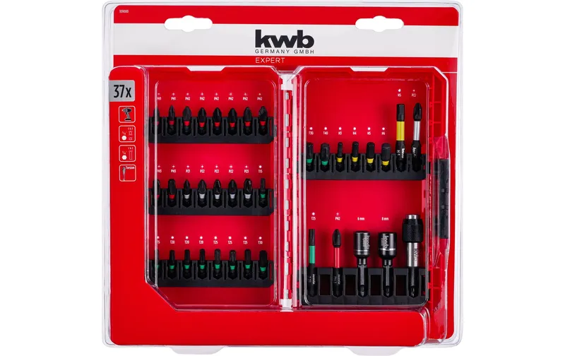 kwb Bit-Set L-Box 37-teilig
