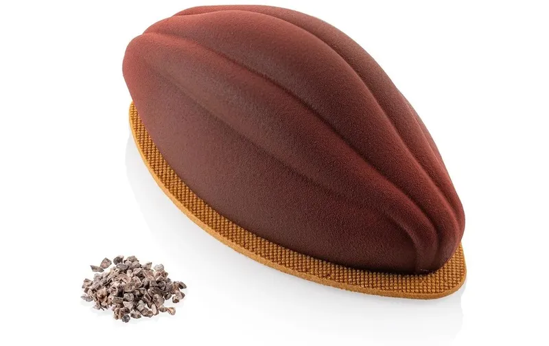 Silikomart Silikomart – Cacao 700 Silikon Grau Rot mit Ausstecher