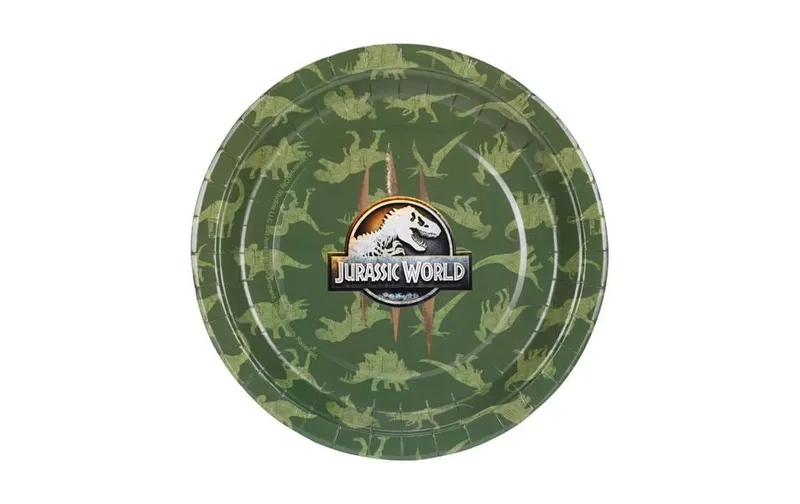 Partydeco Piatti Jurassic World, confezione da 6 pezzi
