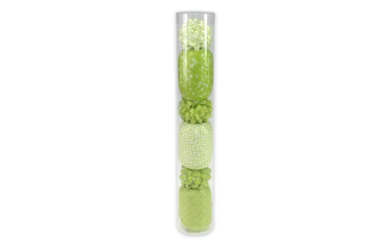 Pattberg Geschenkband Mustermix ensemble ensemble, 9 pièces, vert