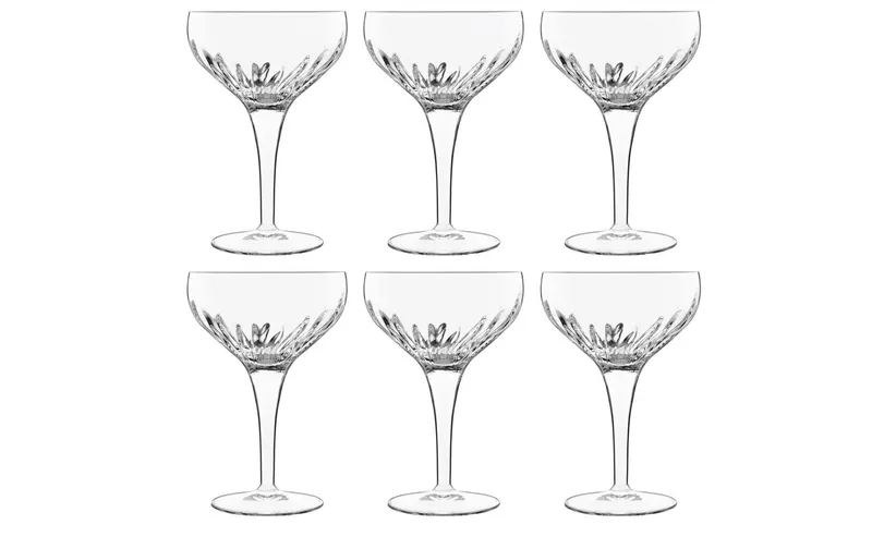 Luigi Bormioli Cocktailglas Mixology 22.5 cl, 6 pièces. transparent