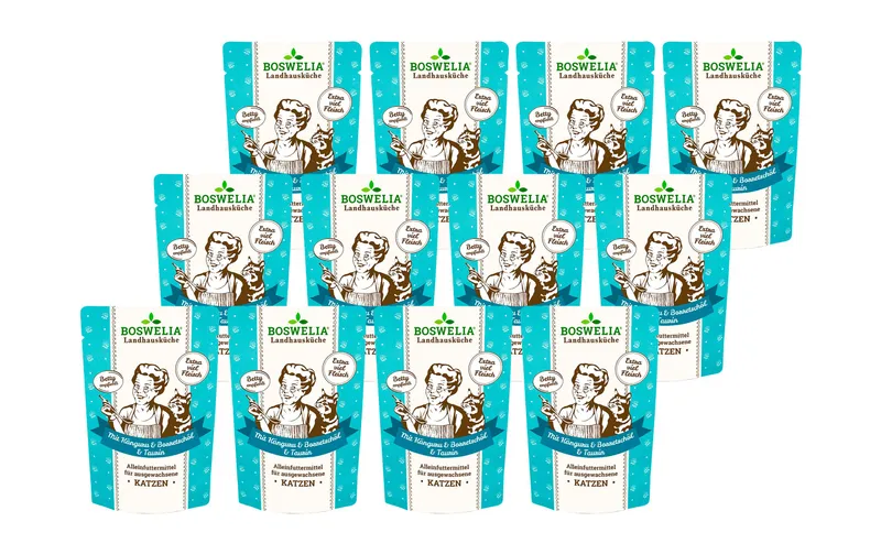 Betty's Landhausküche Nassfutter Känguru mit Borretschöl, 12 x 100 g