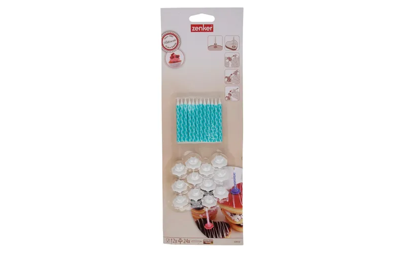 Zenker Kerze 36 pièces, farblich assortiert