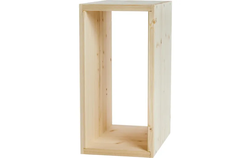 Holz Zollhaus Regal Lotti 20 x 40 x 30 cm, naturale