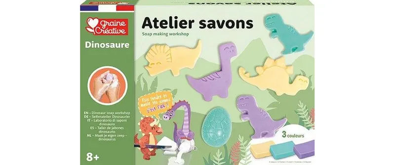 Graine Créative Graine Créative Seifenworkshop Dino vert