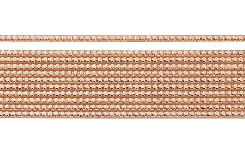 Knorr Prandell Verzierwachs 2 mm Perlenstreifen, Kupfer