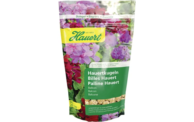 Hauert Langzeitdünger Hauertkugeln Balkonpflanzen, 90 Stk.