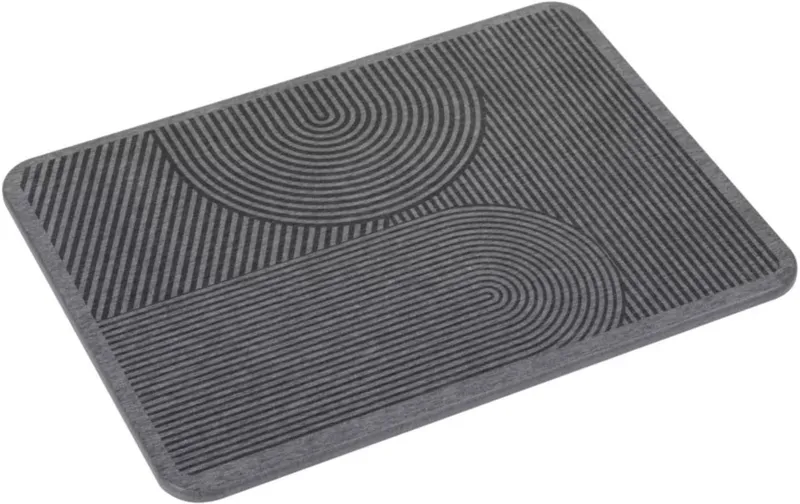 Wenko Abtropfmatte Damon 40 x 30 cm, grey