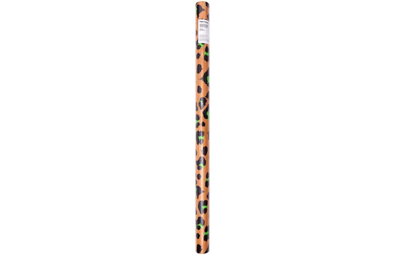Rico Design Geschenkpapier Leo green/Orange, 70 x 3 m
