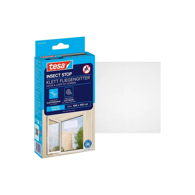 tesa Fliegengitter Insect Stop Standard 1x1m weiss