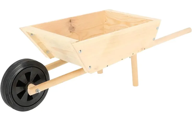 Esschert Design Holzschubkarre Discover per bambini