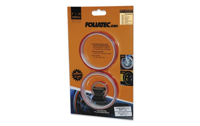 Foliatec Klebestreifen PIN-STRIPING rosso