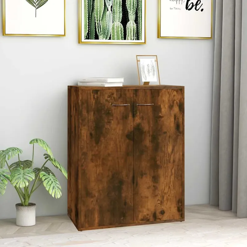 Sideboard Räuchereiche 60x30x75 cm Holzwerkstoff