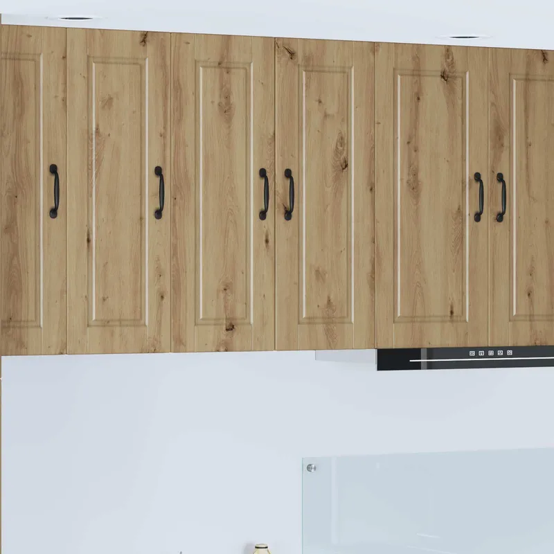 Meuble mural PORTO 2 pc Chêne artisanal Bois d'ingénierie