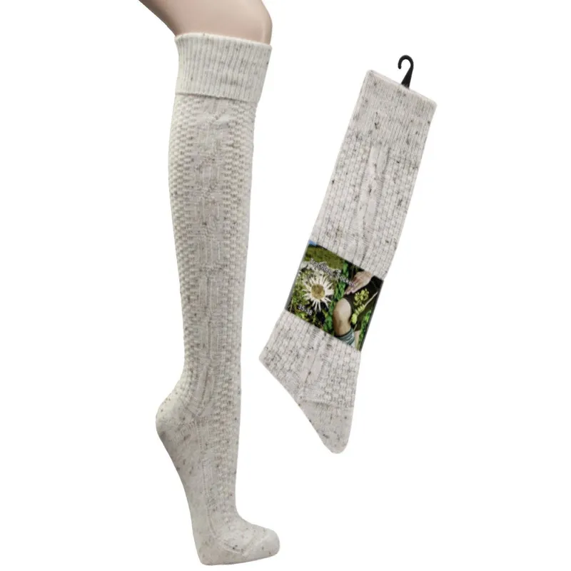 Trachten Kniestrümpfe 35-38 beige/hautfarbig
