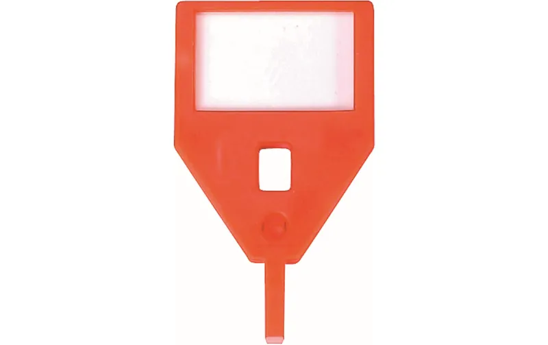 Robert Rieffel Schlüsselanhänger Visu-Color 10 Stück, Orange