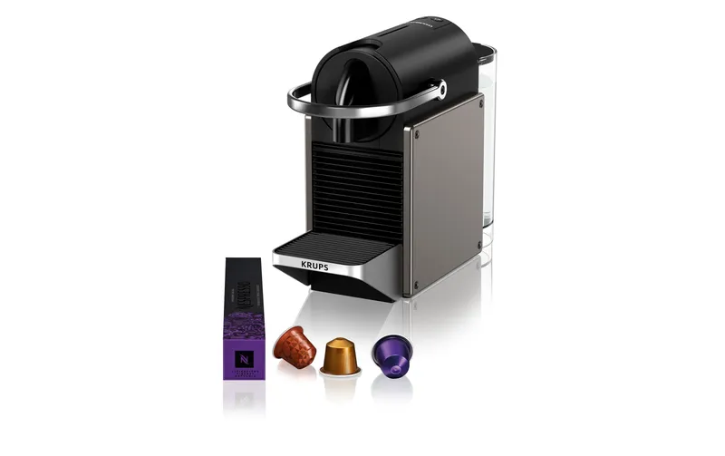 Krups Kaffeemaschine Nespresso Pixie XN306TCH Titan