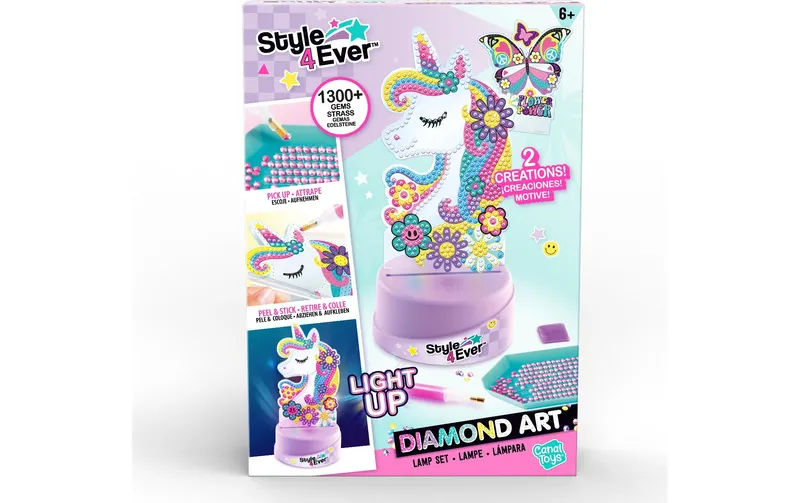Canal Toys Bastelset Diamond Art Lamp Set