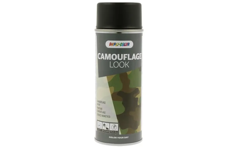 DUPLI-COLOR Effektfarbe Camouflage Look Teerschwarz RAL 9021 400 ml