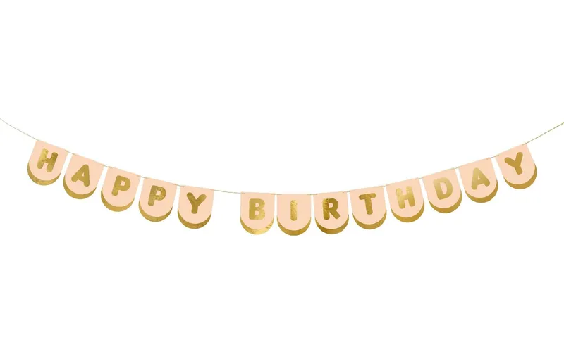 Partydeco Girlande Pferd Rosa, 2.5 m