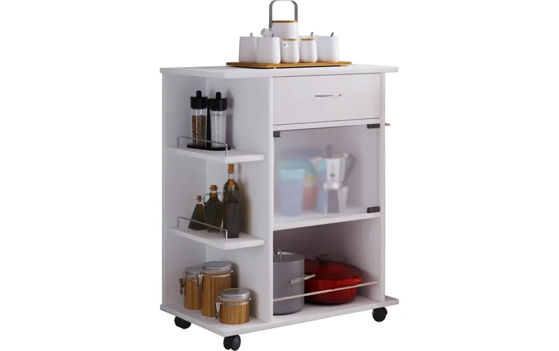 VCM Küchenwagen Pocis 65 x 80 x 39 cm, Weiss