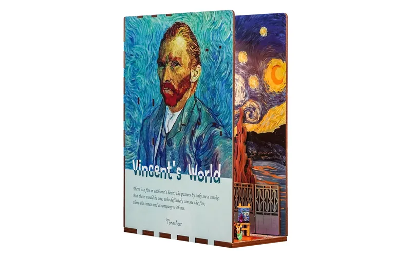 Tonecheer Bausatz Book Nook Vincent's World